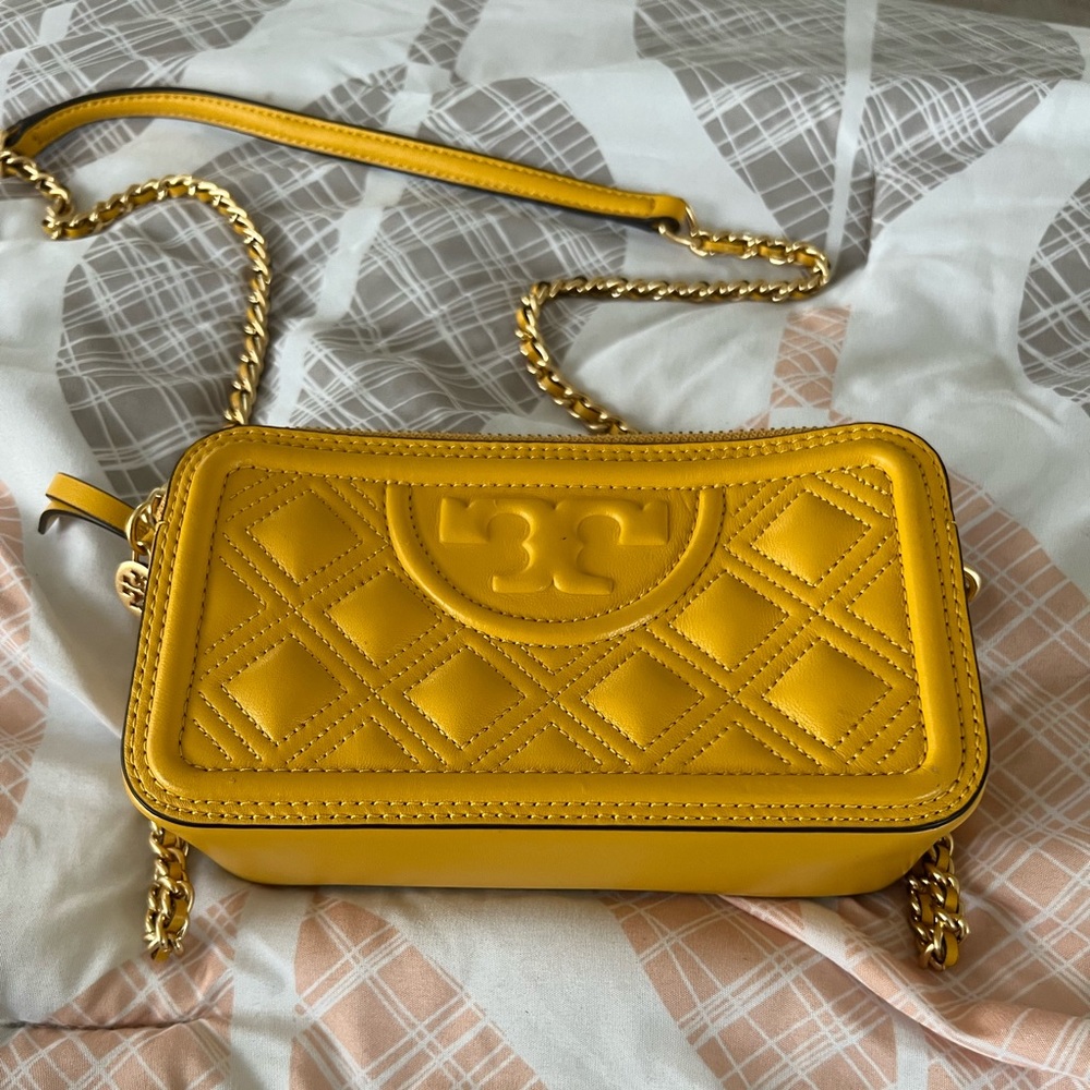Tory Burch Mustard Crossbody